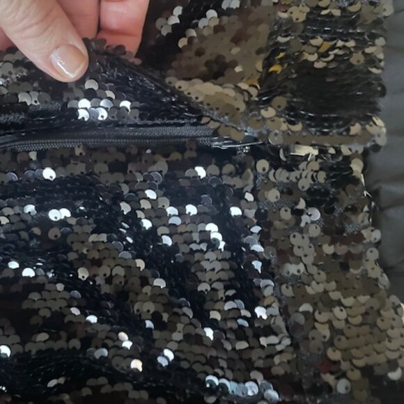 WAYF Encore Wide Leg Sequin Pants Sz XS NWOT - Picture 3 of 6